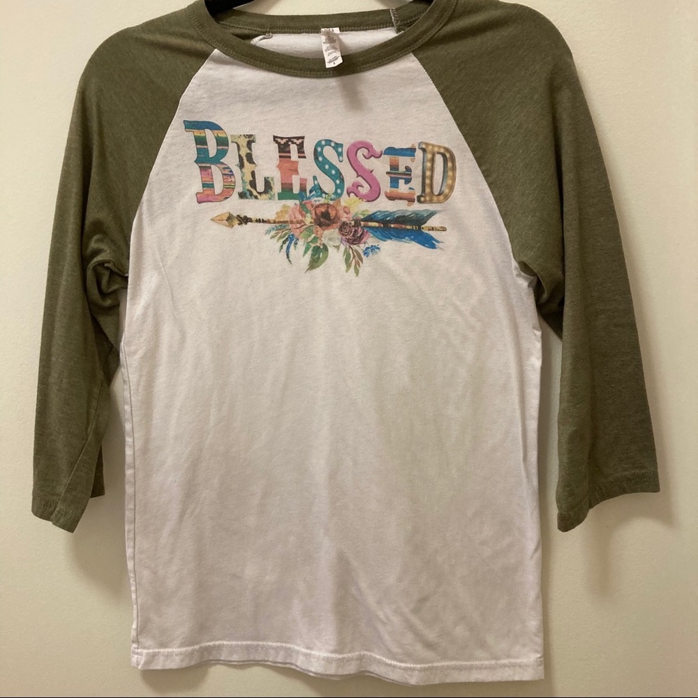 Bella Canvas- blessed T-shirt - size small